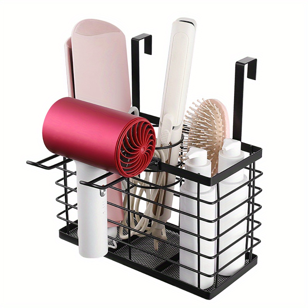 1pc hair dryer holder tool organizer adjustable height wall Temu
