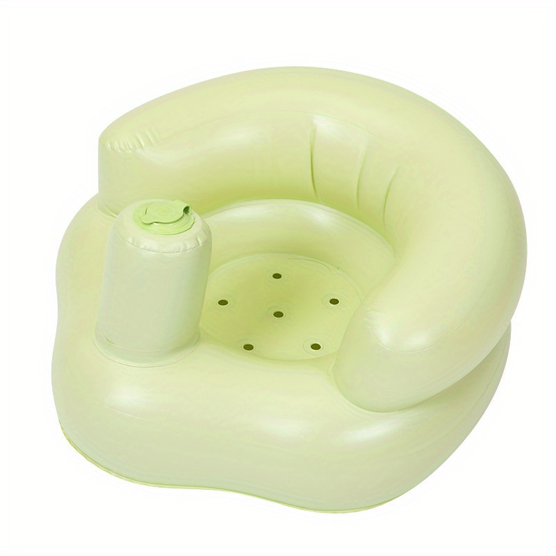 

1pc Inflatable Children's Seat, Inflatable Small Sofa, Replacement Bathtub, Portable Sitting Bath Stool Dining Chair, Bathroom Supplies, Bathroom Accessories