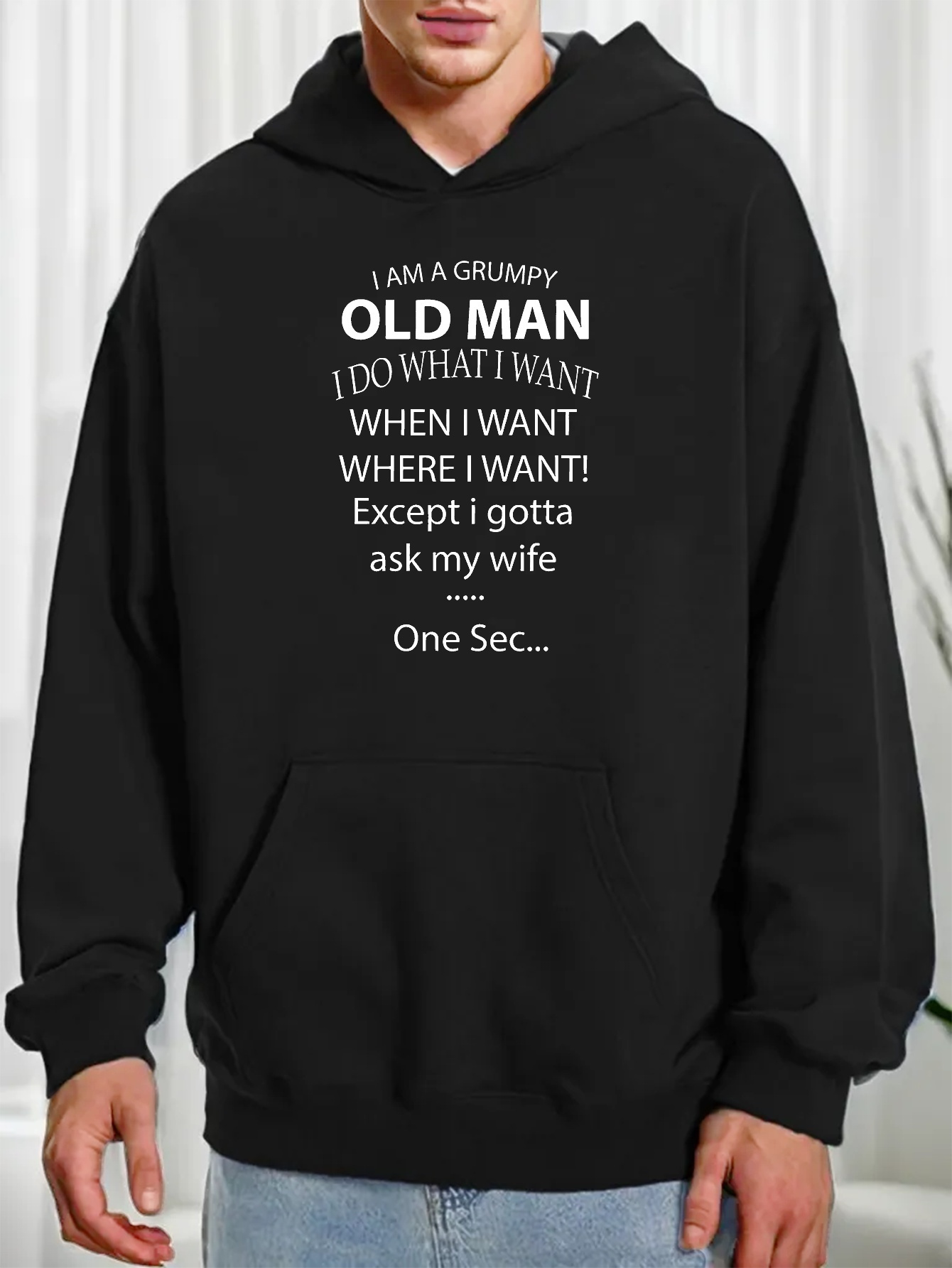 Grumpy Old Man Print Hoodie Cool Hoodies Men Men's Casual - Temu Austria