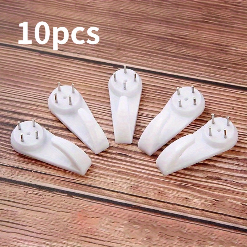 5/10pcs Concrete Wall Hooks, Nail Hangers, Wall Picture Hanger, Non-Trace  Wall Picture Hanging Hook, Strong Punch-Free Photo Frame Hooks For Wedding P