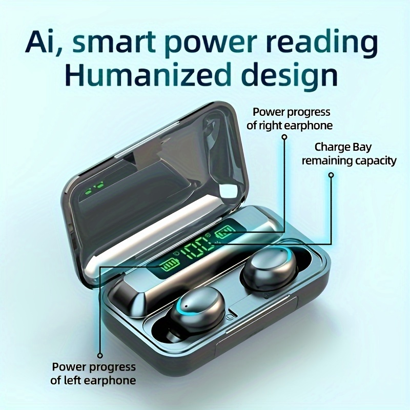 Tws Drahtlose Bluetooth Ohrhörer Mit Led Ladebox Für Sport_voghion.com