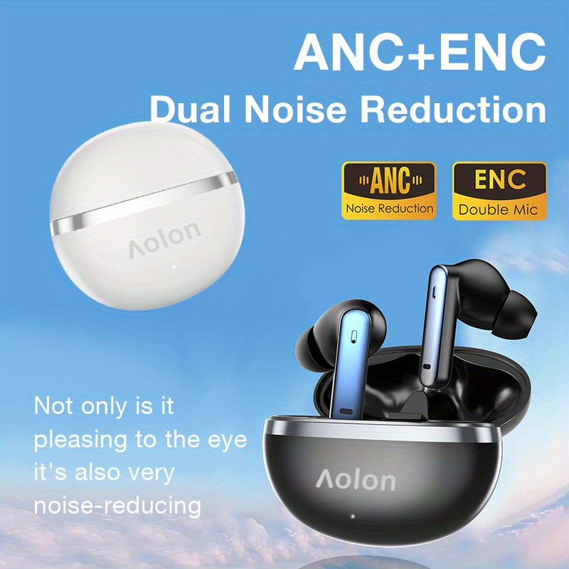 SoundPEATS A6 Wireless Headphones Over the Ear with ANC