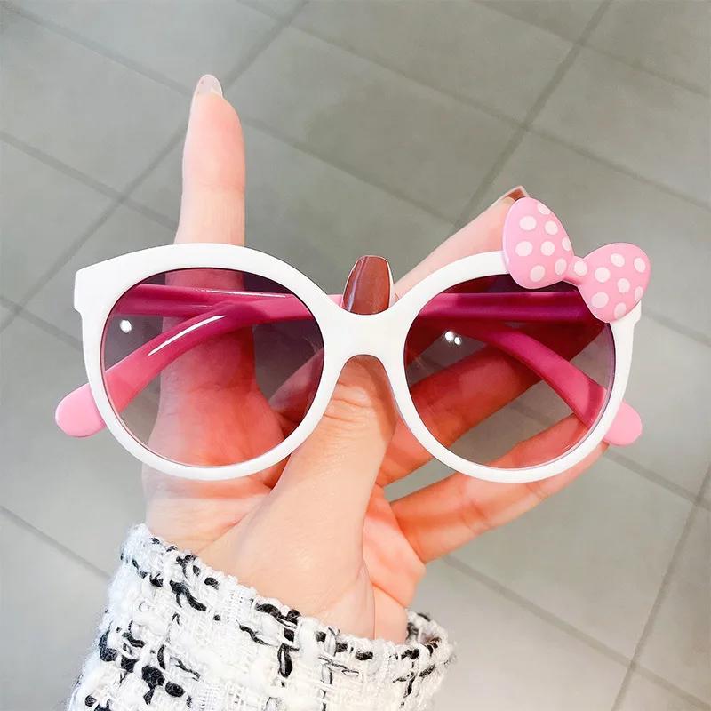 

2025 Glasses, Shiny Bowknot Glasses Lovely Cat Glasses, Cute Photo Props, Decorative Glasses, Perfect Gift For Boys And Girls