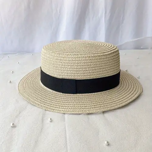 Straw Vintage Woven Hat Summer Sun Visor Hat For Middle aged - Temu  Australia