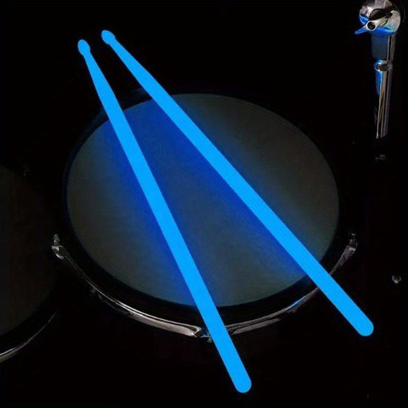  Drumsticks 5A Nylon for Drum Set Night light Plastic