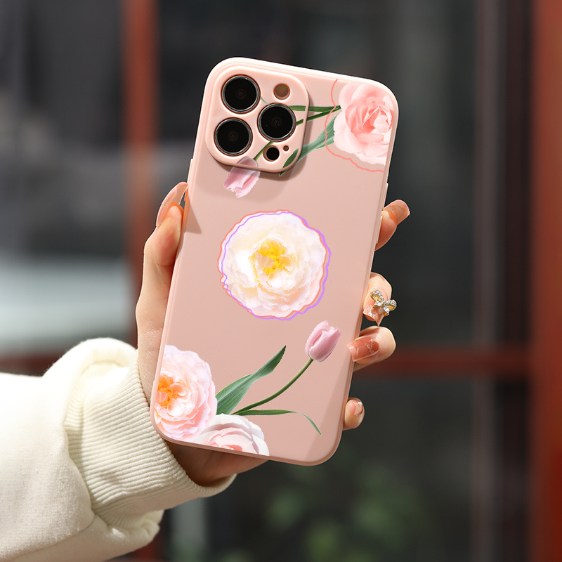 Pink Flower Phone Case Iphone Xr Pink Flower Phone Case For IPhone