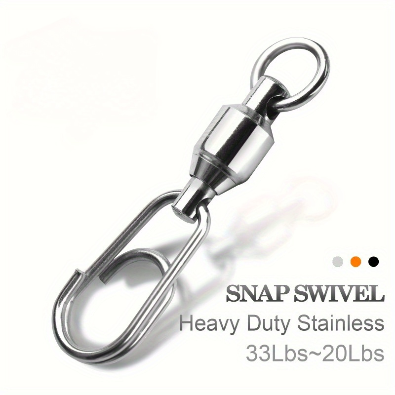 BESPORTBLE 40pcs Swivel Fishing Accessories Small Component Snap Swivel  Fishing to Rotate Fishing Lure Connector Fishing line European Style Fish  Hook