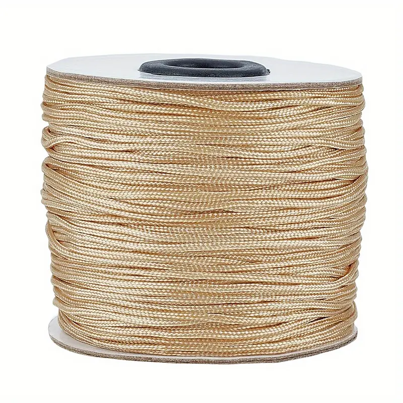 Nylon Thread Chinese Knotting Cord Wheat 100 Yards - Temu