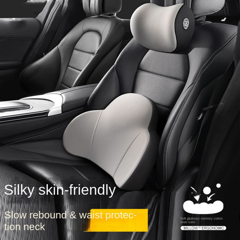 Car Headrest Lumbar Support Luxurious Comfortable Long - Temu Philippines