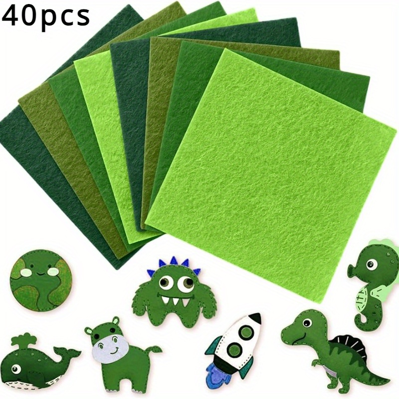 Pack 7 hojas de fieltro estampado A4, ideal para hacer manualidades