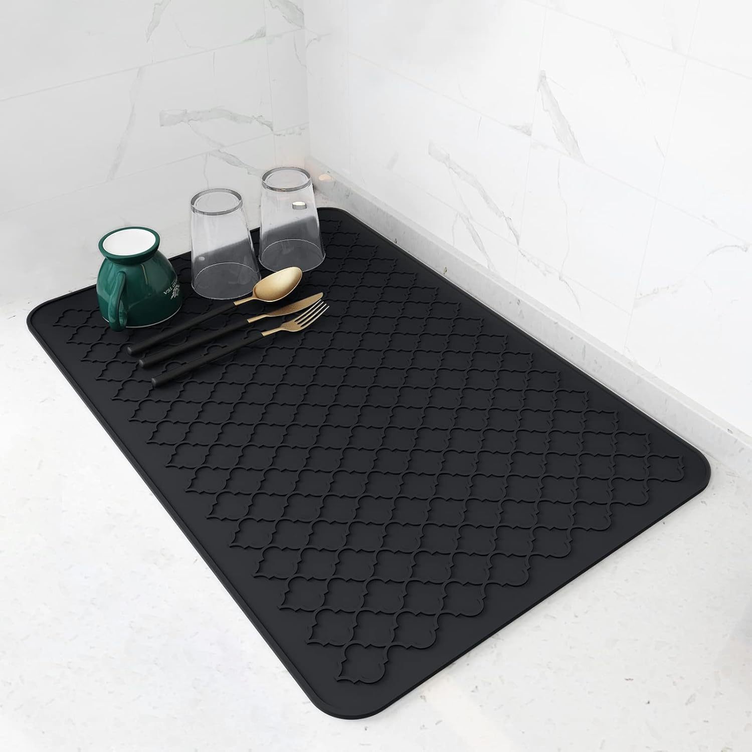 Drying Mats For Kitchen Counter-silicone Dish Drying Mat-kitchen Dish Drying Pad Heat Mat-kitchen Gadgets Kitchen Accessories
