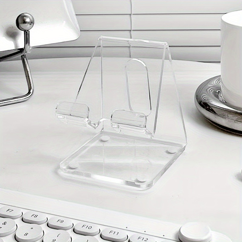 

Acrylic Phone Holder, Transparent Phone Holder, Desk, Office Supplies, Accessories