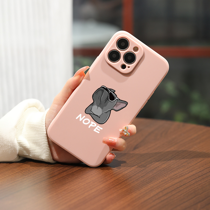 

Cute Dog Phone Case For Iphone Pro 14 Pro Max 11 Xs Max Xr 6s 7 8 Plus Protection Phone Cases Car Fall Back Cover