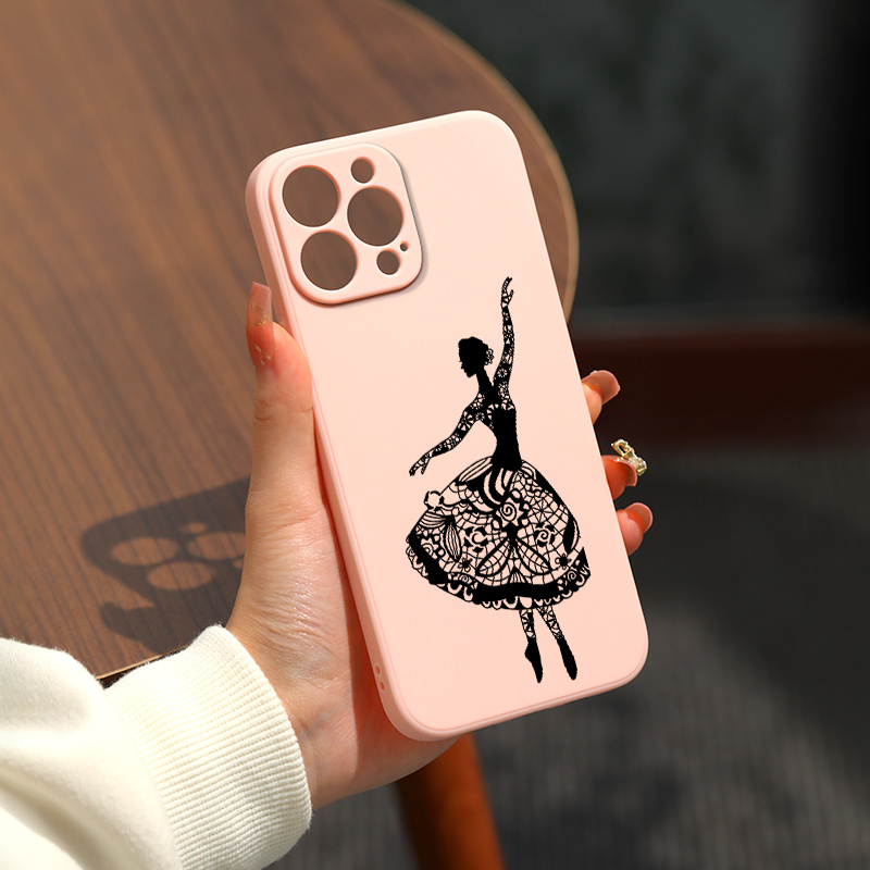 black ballet dancer phone case 15 15pro 14 pro - Temu Australia