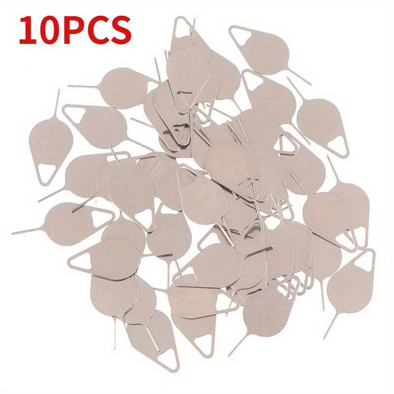 10/20pcs Universal Tray Disassembly Pin Key Tool Stainless Steel Needle Suitable For Smartphone Sim Pin