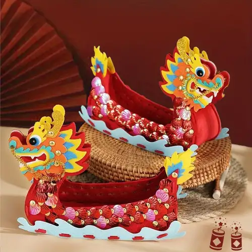 1pc DIY ペーパードラゴンクラフト 中国の新年 DIY ドラゴン装飾 中国