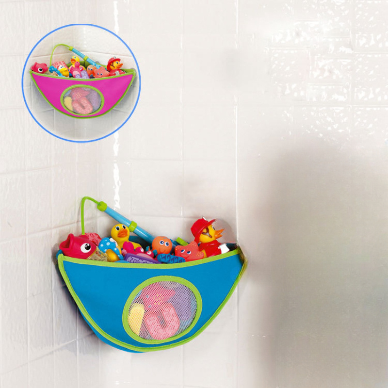 Meitianfacai Bath Toy Net - Kids Bath Tub Toy Holder Basket, Mesh Bag for  Bath Toys, Baby Bathtub Toy Storage Organizer, Toddler Shower Caddy Hanging  Bin with 2 Suction Hooks 
