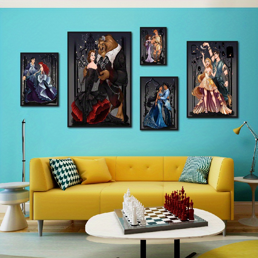 5 Piezas Hd Print Art Canvas Print Posters Modern Beautiful - Temu