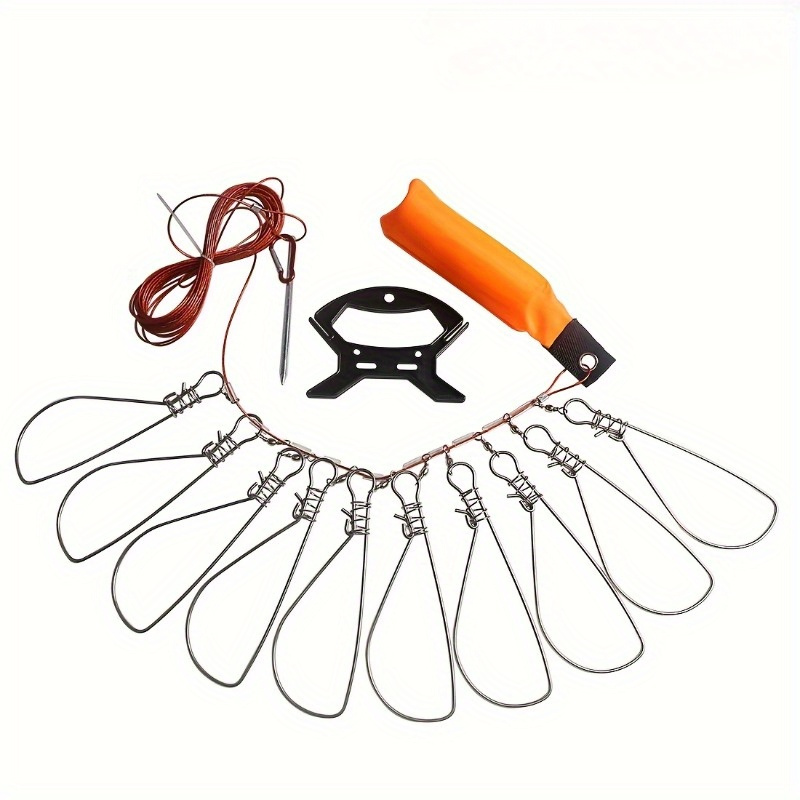 2pcs Stainless Steel Fishing Slingshot * Detachable Front Integrated Fish *  Fishing Tackle
