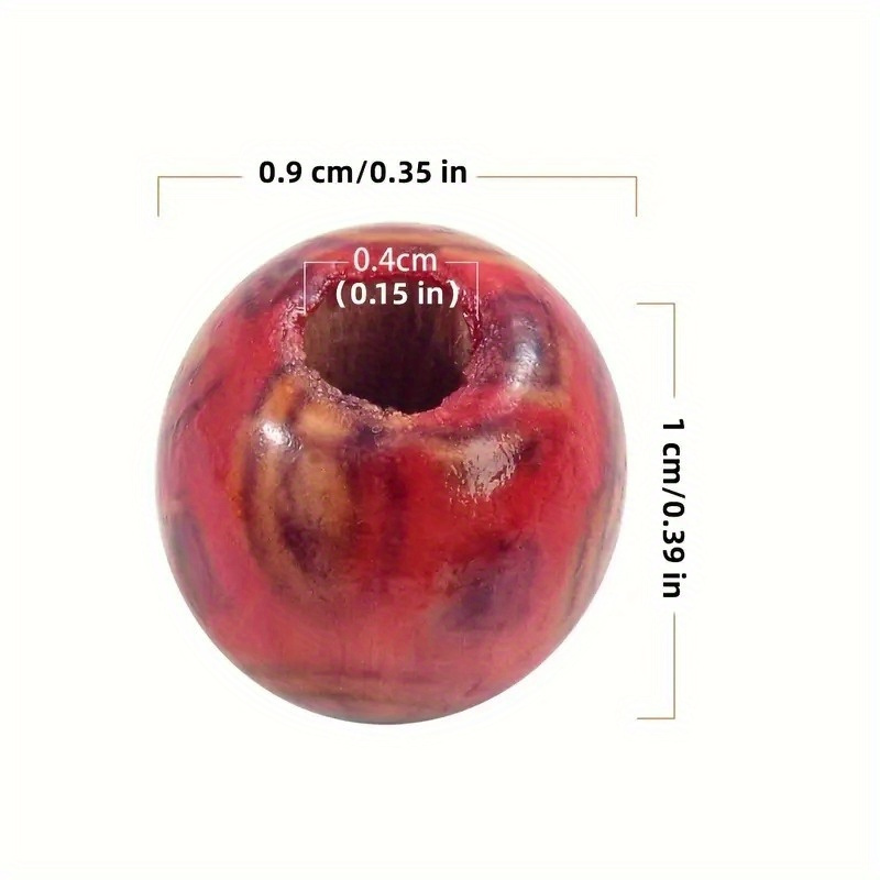 Mixed Colored Wooden Beads for DIY Jewellery