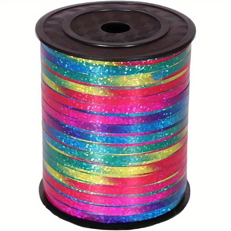 500 Yards Rainbow Curling Ribbon Balloon String Multicolor - Temu