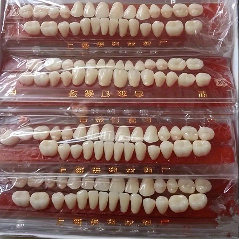 

28pcs/set Resin Teeth Dental Materials Colors Shade Guide Teeth Oralmaterial Resin Teeth Model