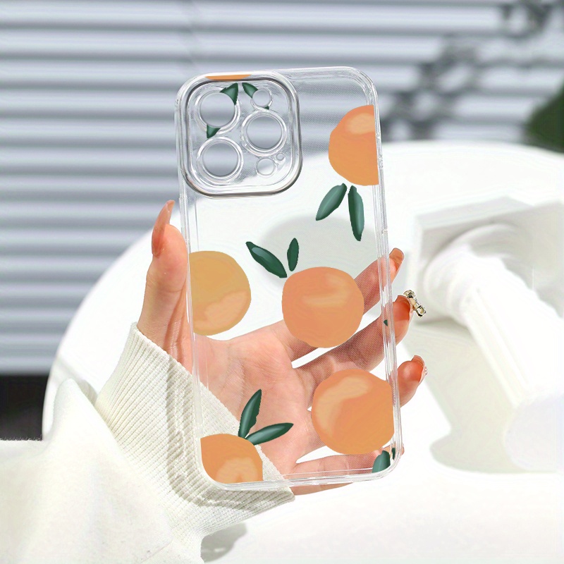 

Oranges Pattern Phone Case For Iphone 6/7/8/se/x/xs/xr/11/12/13/14/15 Pro Max Clear Bumper Shockproof Soft Cover