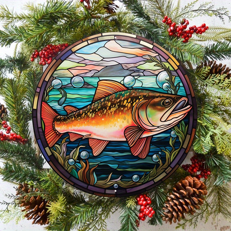 Metal Fish Christmas Ornament Trout/steelhead/salmon -  Canada