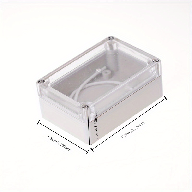 Transparent Plastic Waterproof Box With Transparent Cover