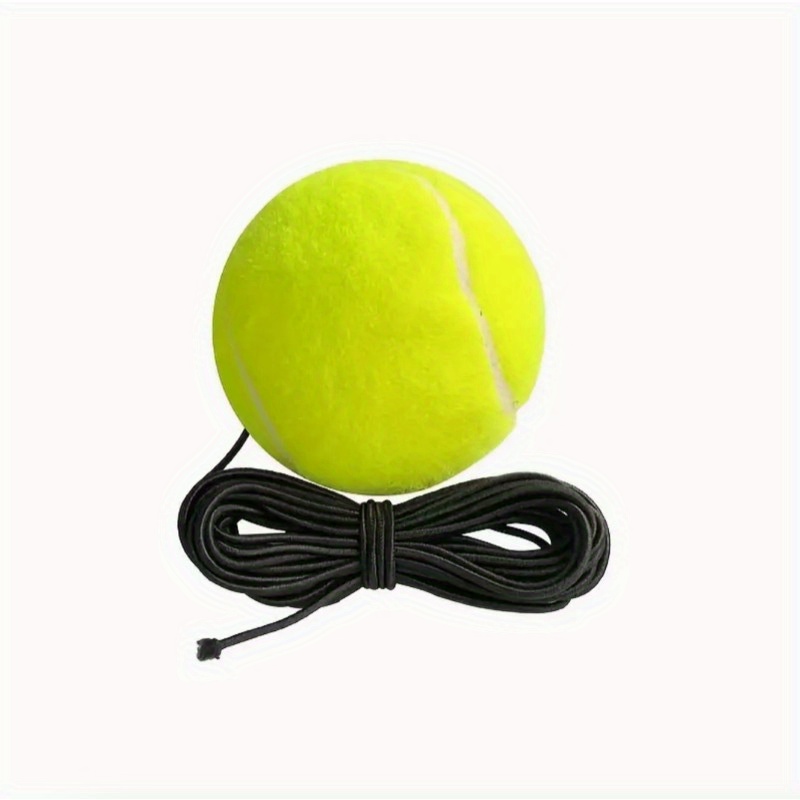 2Pcs Tennis Training Ball, Tennis with Rope with a Bounce Ball