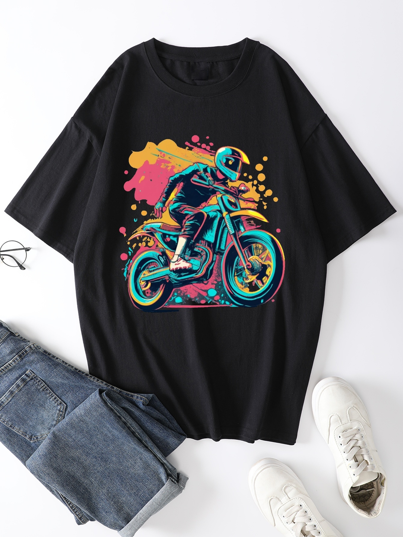Motorcycle T Shirt Design - Temu Australia