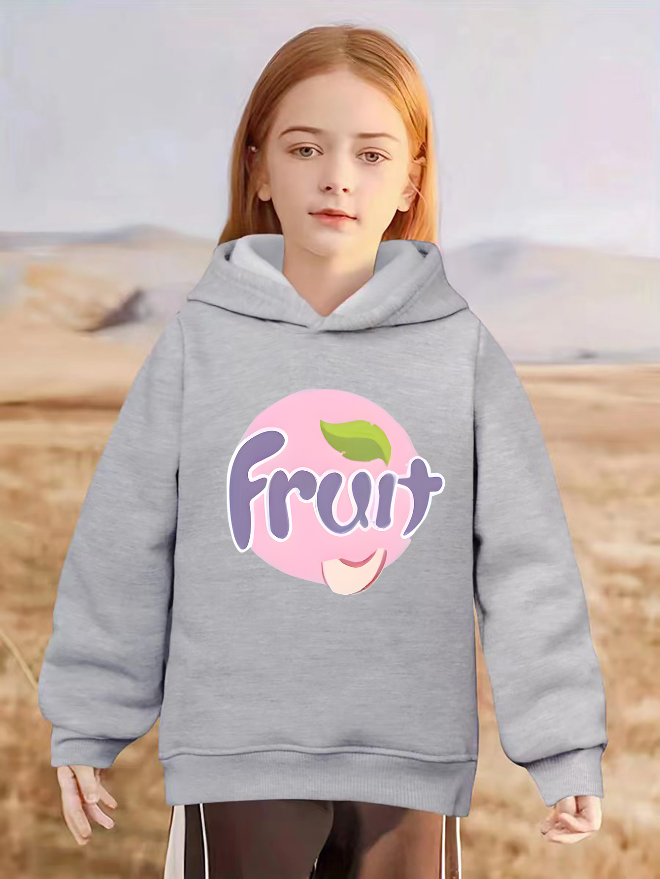 Sportlicher Sweatshirt Kinder Kinder Huntrix Hoodie Produktbild-Vorschau 2