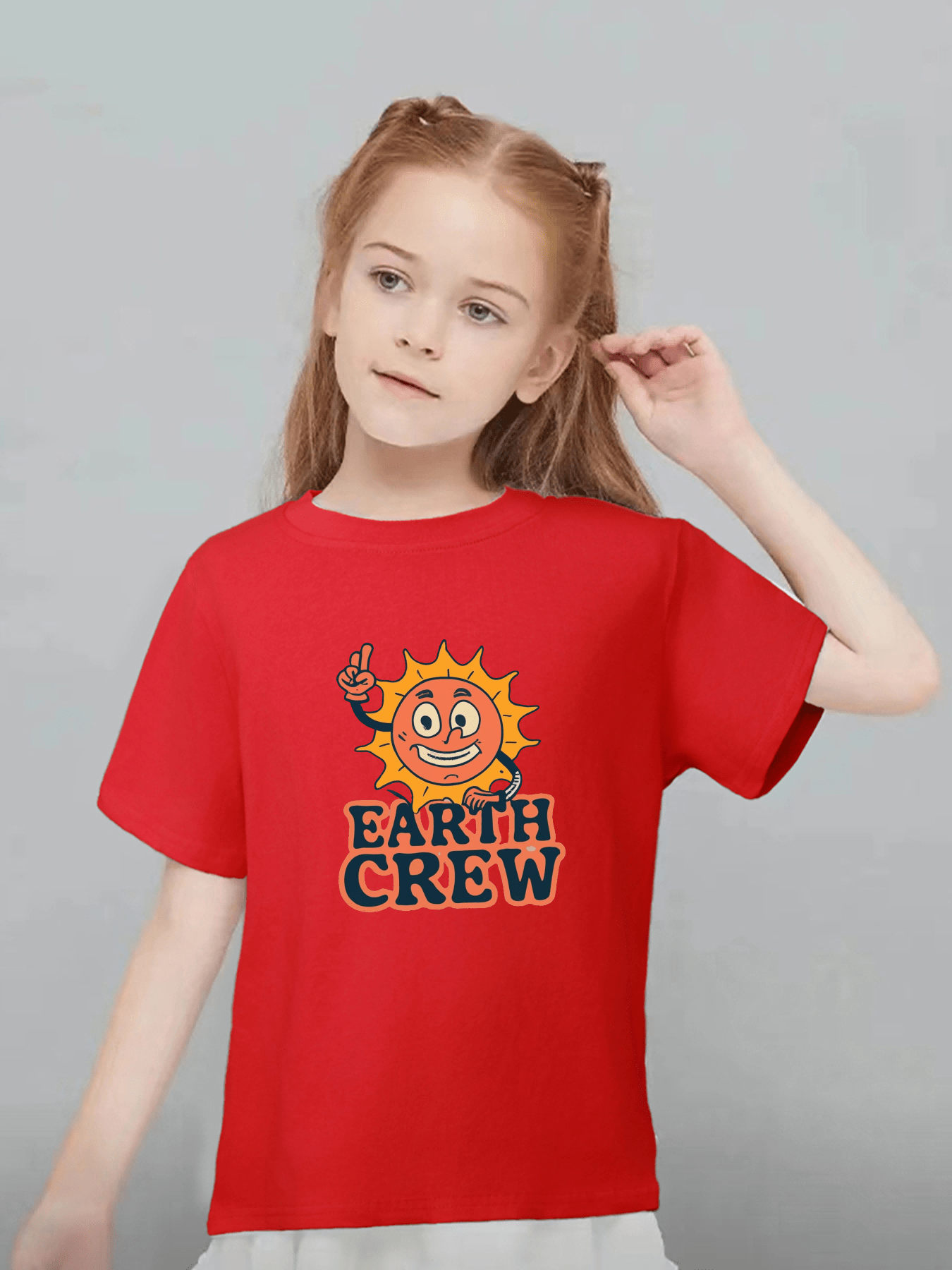 girls' spring/summer fashion t shirt casual sporty cotton - Temu Australia