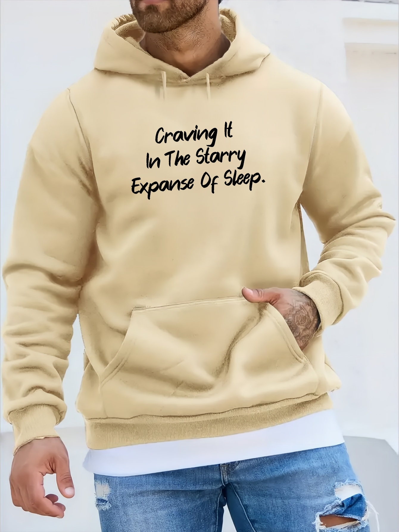 Fotos de Sudadera con capucha blanca masculina de manga larga con  trayectoria de recorte, sudadera con capucha para hombre para su maqueta de  diseño para imprimir, aislada sobre fondo blanco. Plantilla ropa