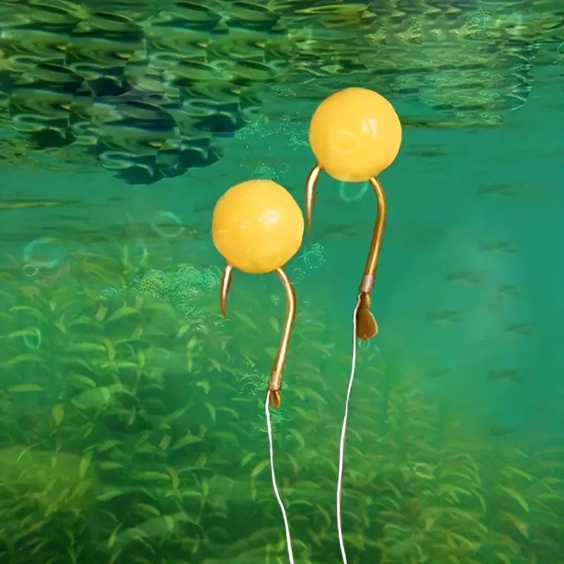 

50pcs Soft Lure For Freshwater Fishing - Floating Soft Balls, Fishing Accessories