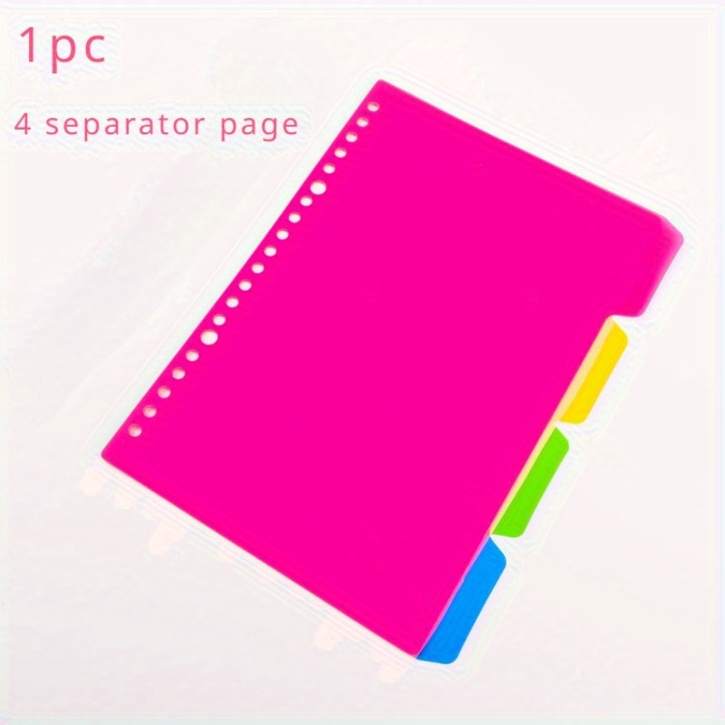 

A4/b5/a5pp Loose Leaf Separator Paper/office School Folder Label Index Page/label Page