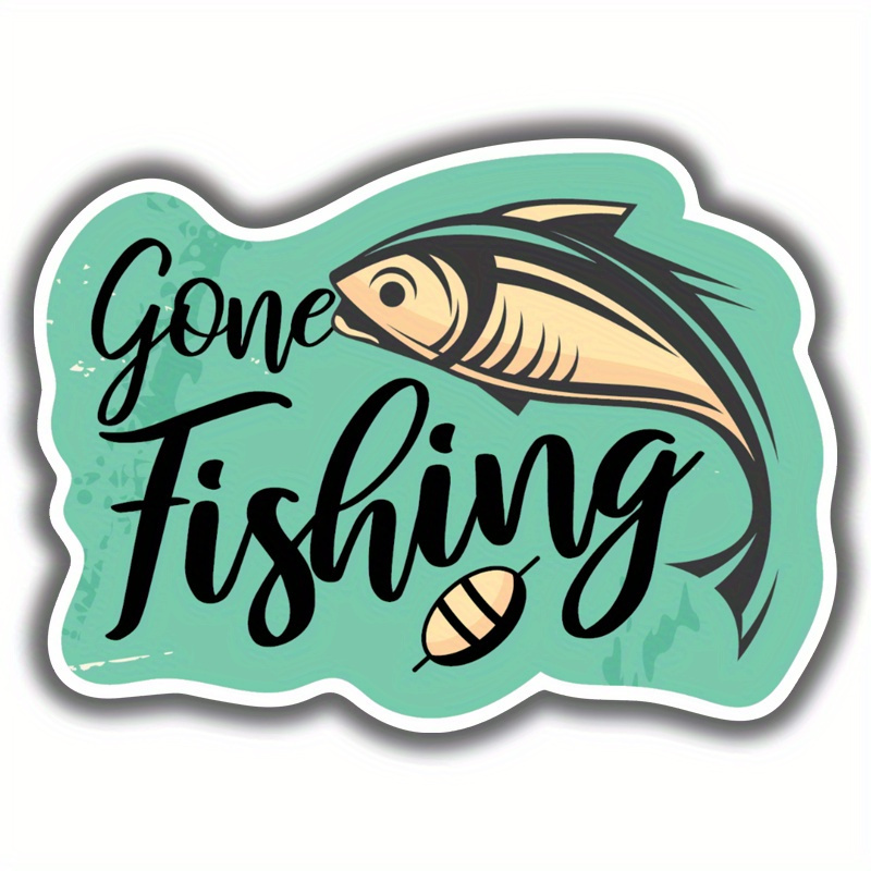 Funny Fishing Sticker Decal Bumper Sticker Car Sticker - Temu