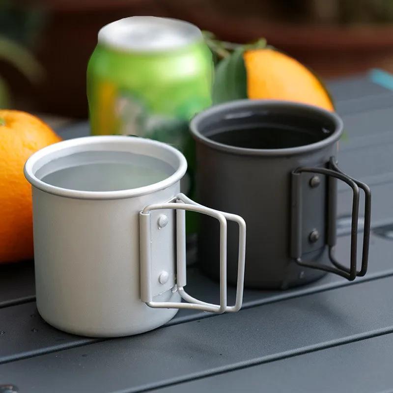 

300ml Camping Mug Cup Travel Tableware Picnic Utensils, Outdoor Kitchen Equipment, Travel Hiking Cooking Set Cookware