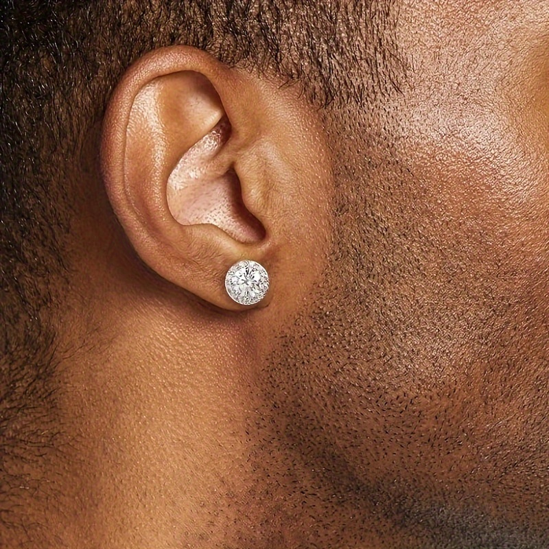 Shavano 0.5CT Moissanite Stud Earrings for Men