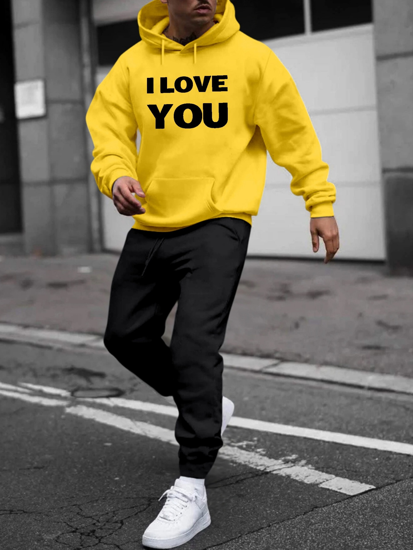 amo stampa versatile e moda a maniche lunghe felpe Temu Italy