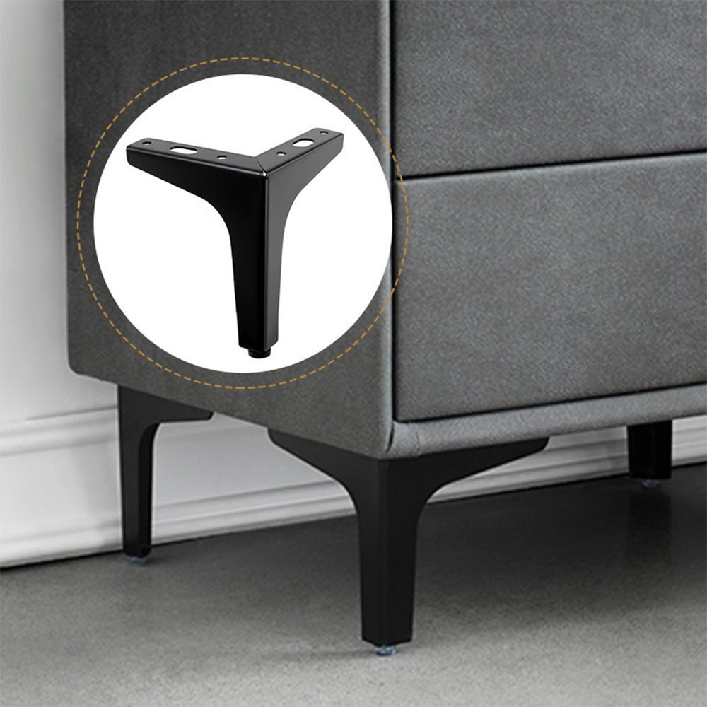  4 patas ajustables para muebles, patas de metal, acero  inoxidable resistente, patas de apoyo para gabinete de baño, para mesa,  armario, sofá, sillón, sillón. : Herramientas y Mejoras del Hogar