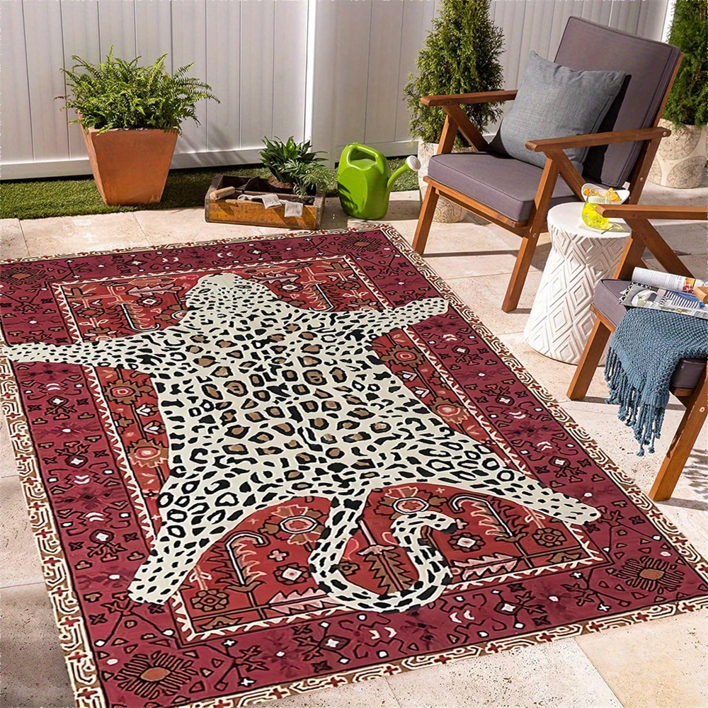 Leopard Rug - Temu