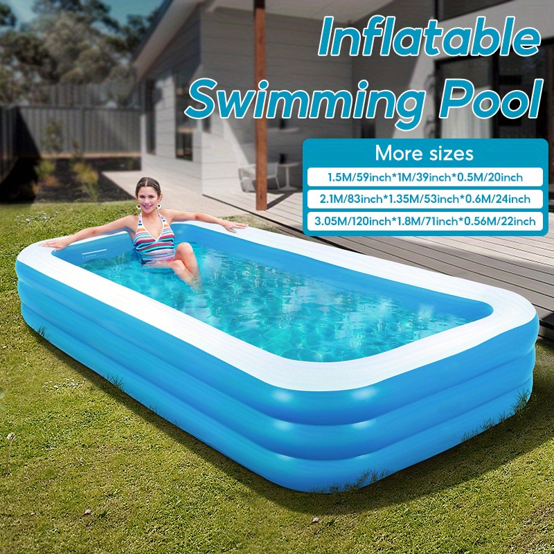 inflatable swimming pool outdoor swimming pool family size