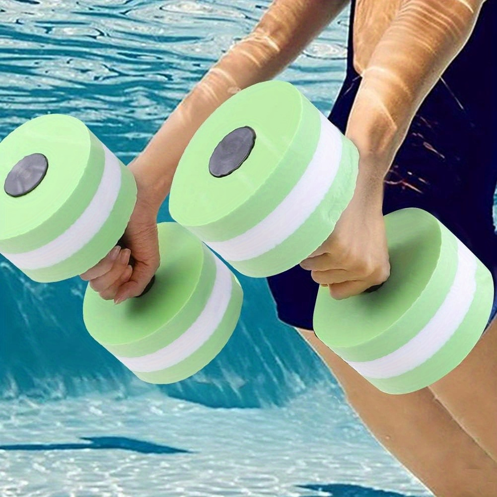 

2pcs Fitness Water Dumbbell, Suitable For Aquatic Exercise, Resistance Training, Pool Fitness
