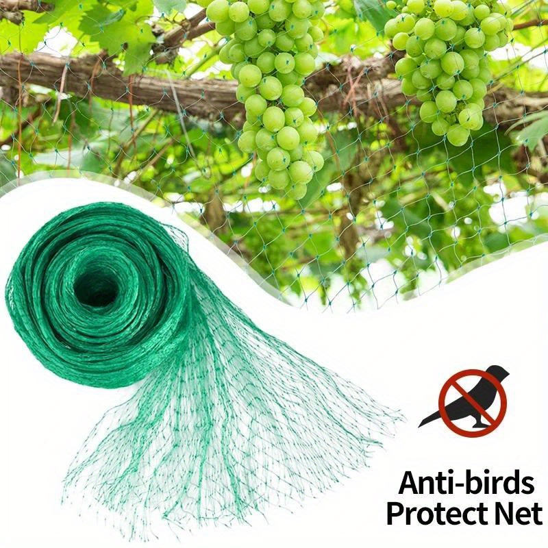 

1 Pack, Garden Netting Green Woven Mesh Protect Plants Fruits Flowers Trees Stretch Fencing Durable Net Stops Birds Deer Animals 5/10m