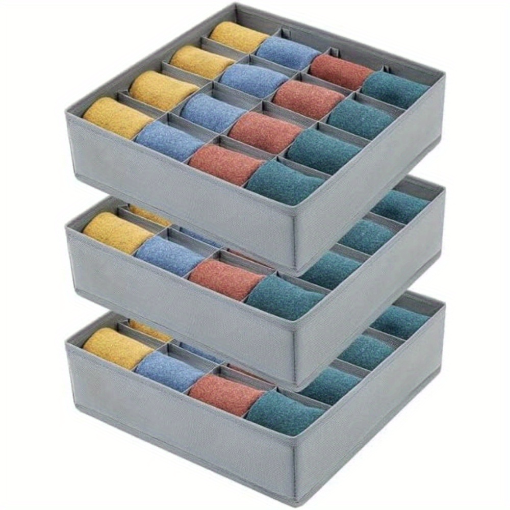 Foldable Underwear Sock Bra Tie Storage Box Organizer Premium Quality  Material