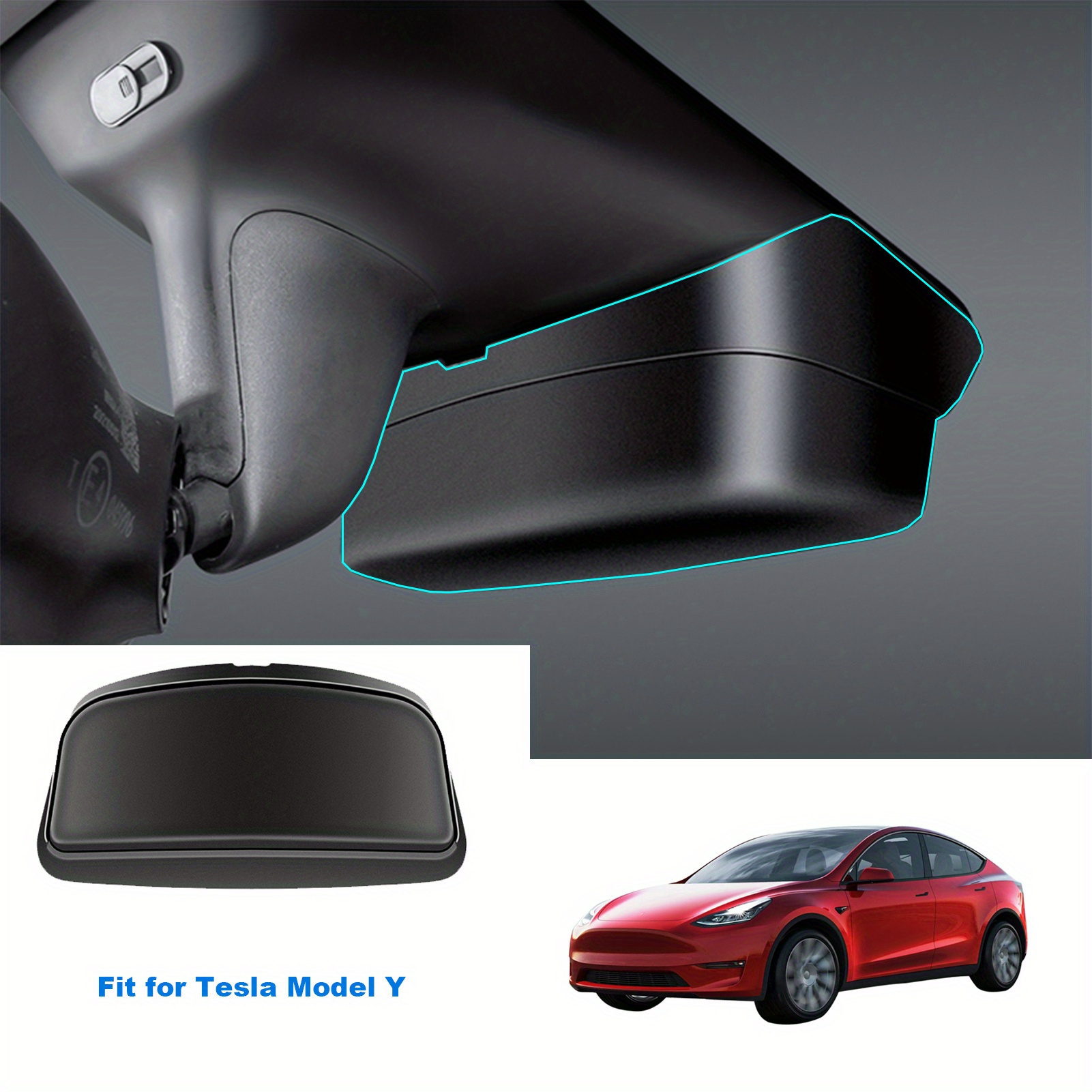 

Glasses Case Suitable For Tesla Car Glasses Case For Model Y/3 Third Glasses Glasses Clip