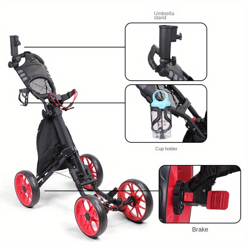 Diy Golf Push Cart Accessories - Temu