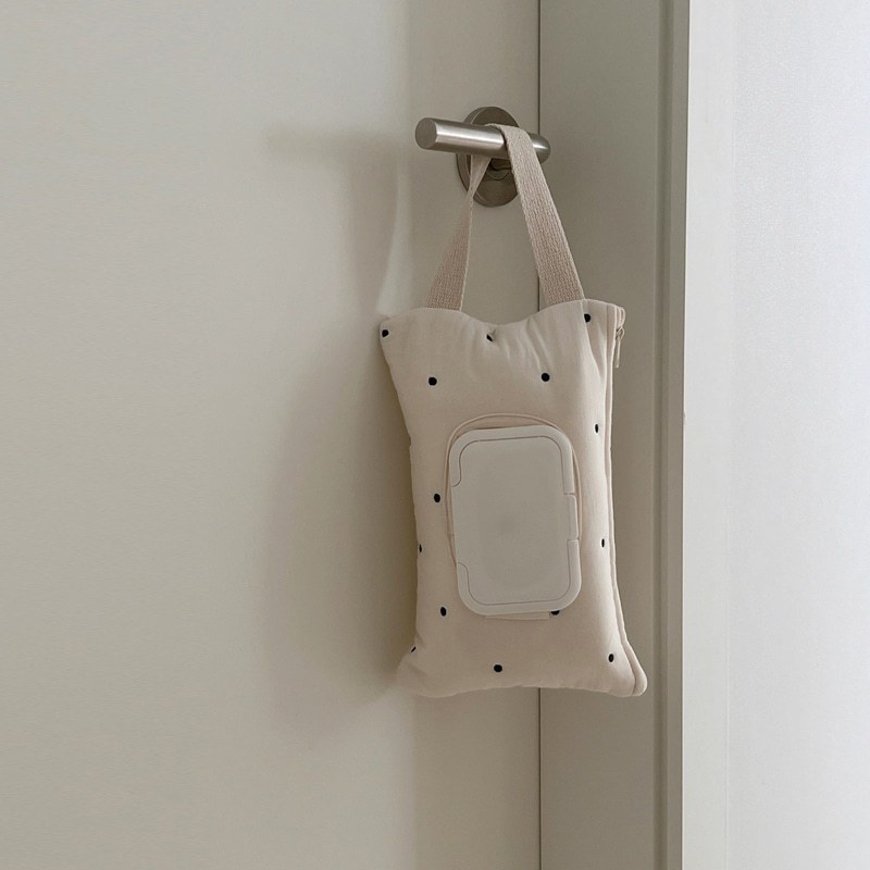 

1pc Car Mounted Tissue Box, Cute Hanging Stroller Tissue Bag, Portable Tissue Box, Hanging Tissue Holder Organizer