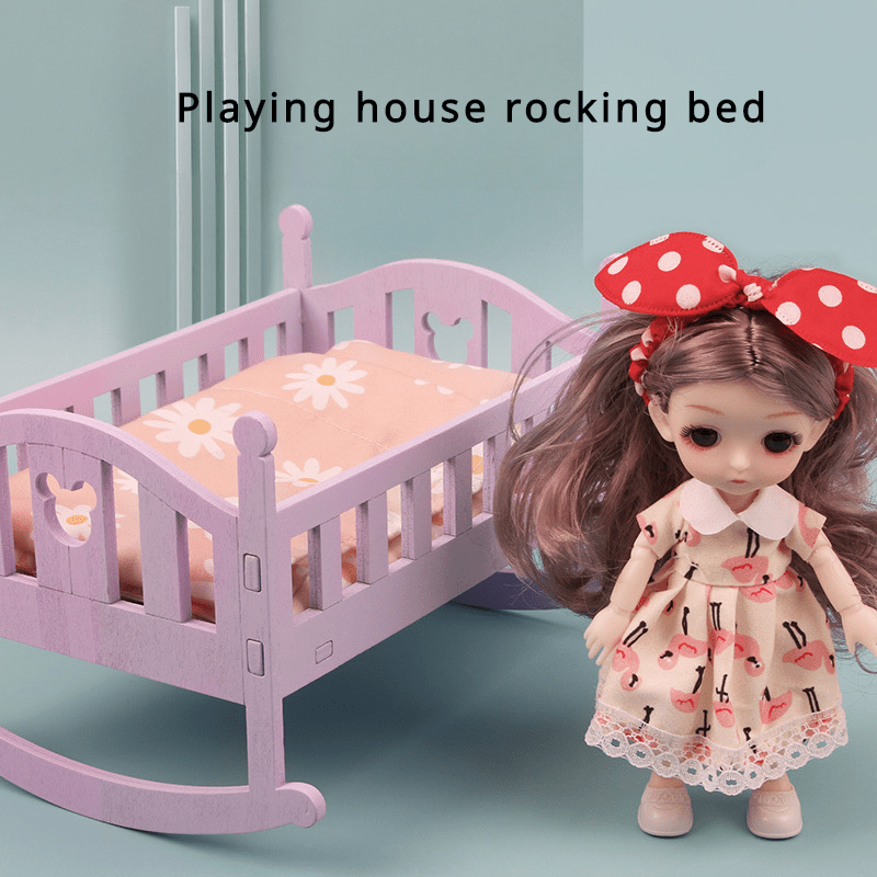 Cama de princesa con tobogán para niños, muebles encantadores para